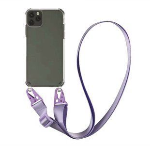 Чохол Armored з ремінцем Crossbody для iPhone 12 Pro New Lilac 1479-2 фото
