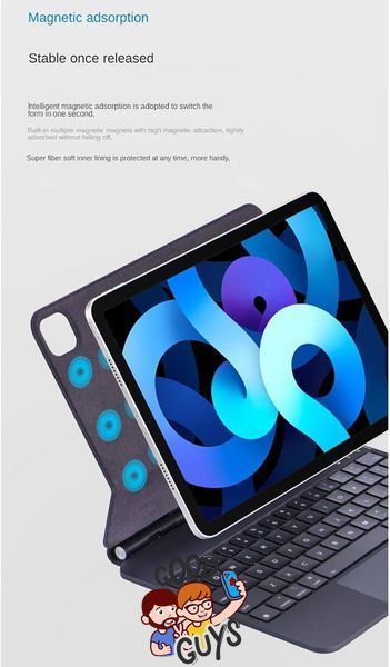 Чохол-клавіатура WIWU для iPad 10 10.9"(2022) / iPad 11 10.9" ( 2025) Magic Keyboard Black 2801-4 фото