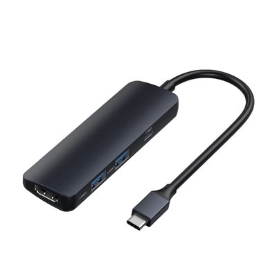 Хаб DEVIA Type-C to HDMI+USB3.0+PD 4in1 546 фото
