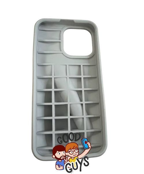 Чохол Lipstick case Rhode з місцем для блиску для iPhone 17 Gray 4139-6 фото