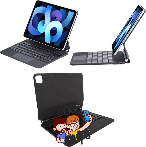 Чохол-клавіатура WIWU для iPad 10 10.9"(2022) / iPad 11 10.9" ( 2025) Magic Keyboard Black 2801-4 фото