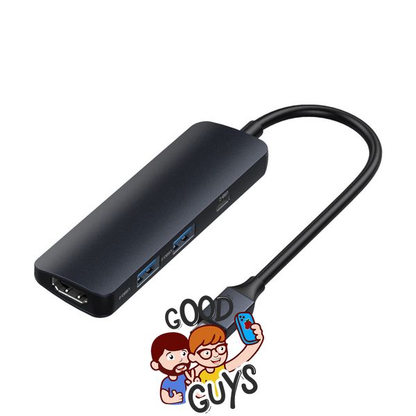 Хаб DEVIA Type-C to HDMI+USB3.0+PD 4in1 546 фото