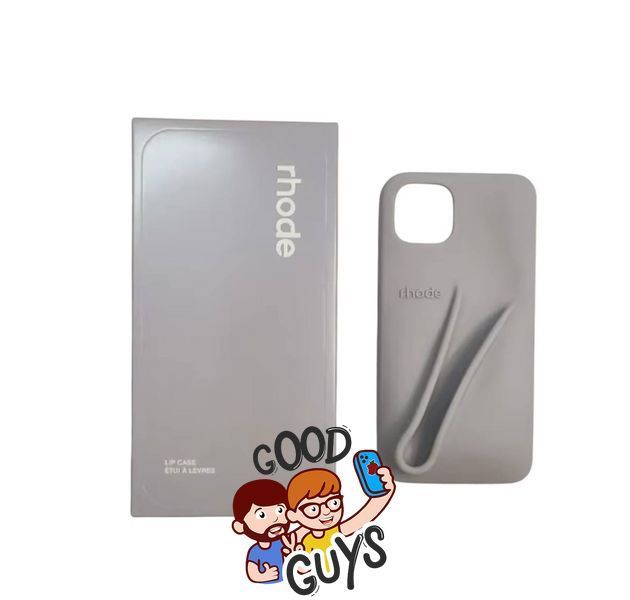 Чохол Lipstick case Rhode з місцем для блиску для iPhone 17 Gray 4139-6 фото