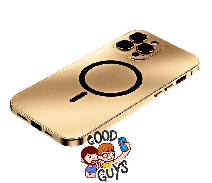 Metal Case 2in1 Magsafe iPhone 14 Pro Gold 2846-2 фото