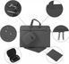 Чохол-сумка WIWU для ноутбуку 15"/16" Campus Slim Series ( + чохол та коврик для мишки) Black 4409-0 фото 3