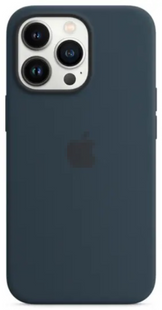 Чохол Silicone Case 1:1 для iPhone 13 Pro Max Abyss Blue 1001-2 фото