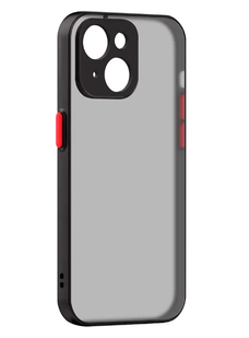 Чохол Avenger FULL Camera для iPhone 15 Black-Orange 1707-8 фото