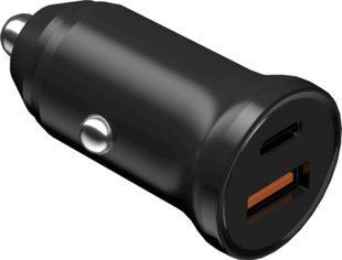 Автомобільний зарядний пристрій DEVIA mini pd qc 3.0 car charger smart series 674-0 фото