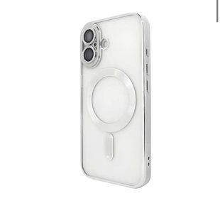 Чохол Shining with MagSafe на iPhone 16 Silver 2508-3 фото