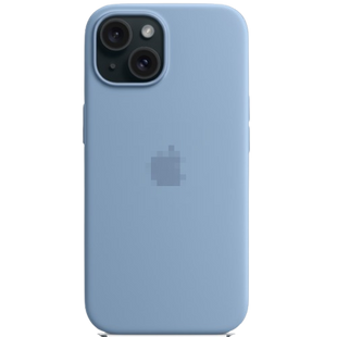 Чохол Silicone Case 1:1 для iPhone 15 Plus Winter Blue 1645-3 фото