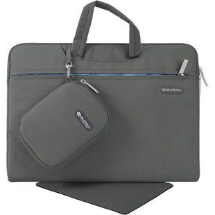 Чохол-сумка WIWU для ноутбуку 15"/16" Campus Slim Series ( + чохол та коврик для мишки) Gray 4409-1 фото