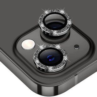 Скло (лінзи) для камери Diamonds Lens для iPhone 12 Pro Max Black 1806-0 фото