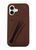 Чохол Lipstick case Rhode з місцем для блиску для iPhone 17 Espresso 4139-7 фото