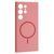 Чохол Silicone Case MagSafe для Samsung S25 Ultra Rose Pink 2932-4 фото