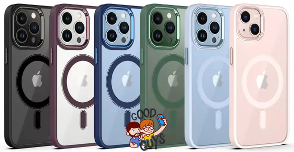 Чохол Crystal Guard with Mag Safe для iPhone 14 Pro Dark green 326-2 фото