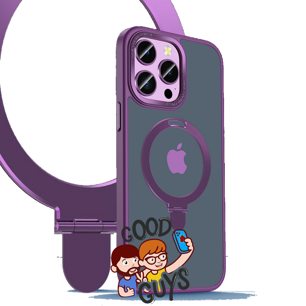Чохол Crystal Matt з підставкою MagSafe iPhone 13 Deep Purple 1174-2 фото