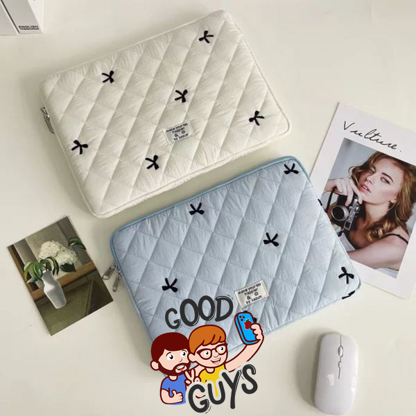 Чохол для ноутбука (13-14") Puffy Bows "Kazum" White 4282-1 фото
