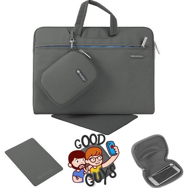 Чохол-сумка WIWU для ноутбуку 15"/16" Campus Slim Series ( + чохол та коврик для мишки) Gray 4409-1 фото