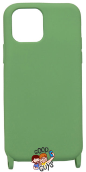 Чохол силіконовий з ремінцем Crossbody для iPhone 14 Pro Max Mint 1206-10 фото