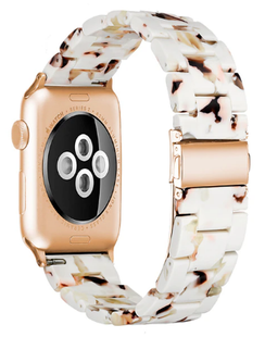 Ремінець бурштиновий для Apple Watch 42,44,45,46mm(10,11S),49mm(ultra 1-3S)Corundum 1169-5 фото