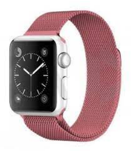 Ремінець Milanese Loop Apple Watch Magnetic 42,44,45,46,49mm Water Red 278-38 фото
