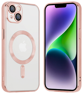 Чохол Shining with MagSafe на iPhone 14 Plus Rose Gold 361-7 фото