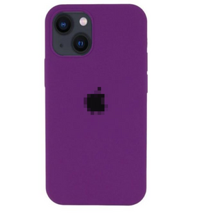 Silicone Case FULL iPhone 13 Mini Grape 123-44 фото