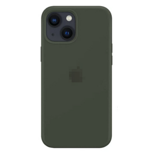 Silicone Case FULL iPhone 14 Plus Dark olive 128-14 фото