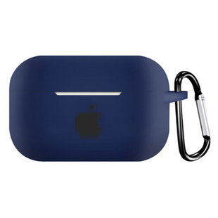 Чохол AirPods Pro з лого та карабіном Cobalt Blue 268-2 фото