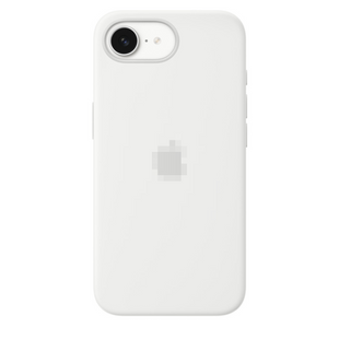 Чохол Silicone Case 1:1 з закритою кнопкою камери для iPhone 16e White 3864-1 фото
