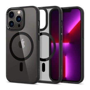 Чохол Spigen Crystal Black with MagSafe 13 Pro Max 2256-0 фото