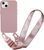 Чохол силіконовий з ремінцем Crossbody для iPhone 14 Pink sand 1203-11 фото