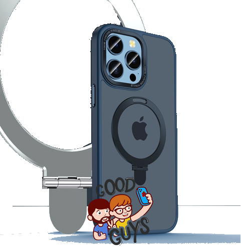 Чохол Crystal Matt з підставкою MagSafe iPhone 13 Midnight Blue 1174-3 фото