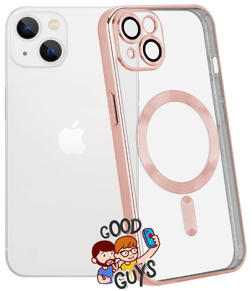 Чохол Shining with MagSafe на iPhone 14 Plus Rose Gold 361-7 фото
