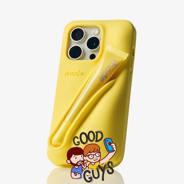 Чохол Lipstick case Rhode з місцем для блиску для iPhone 17 Lemontini 4139-8 фото