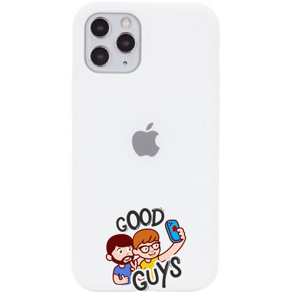 Silicone Case FULL iPhone 11 Pro Max White 119-8 фото