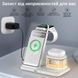 Dock Charging Station 5 in 1 with Alarm Clock & Nightlight White 2721-1 фото 3