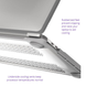 Накладка з силіконовим бампером TPU+PC HardShell Case MacBook 13.6 Air (A2681) 2022 / 13.6 Air (A3113) 2024 / 13.6 Air (A3240) 2025/ 13.6 Air (A3449) 2026 Gray 4349-1 фото 4