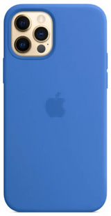 Чохол Silicone Case 1:1 для iPhone 12 Pro Max Capri Blue 397-10 фото