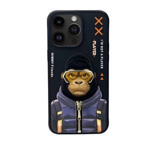 Чохол Nimmy Case AnimalZip для iPhone 15 Pro Max Black Gorilla 2623-2 фото