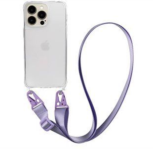 Чохол Armored з ремінцем Crossbody для iPhone 13 Pro New Lilac 1481-2 фото