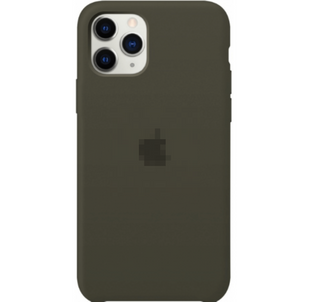 Silicone Case FULL iPhone 11 Pro Max Dark olive 119-14 фото