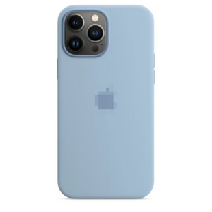 Silicone Case FULL iPhone 15 Plus Mist blue 1675-25 фото