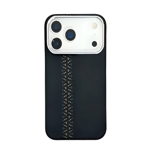 Чохол Carbon Pattern MagSafe для iPhone 17 Pro Black 4047-5 фото