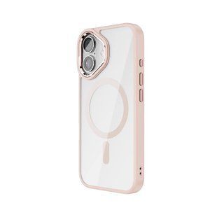 Чохол Crystal Guard with Mag Safe для iPhone 16 Plus Pink Sand 2543-4 фото