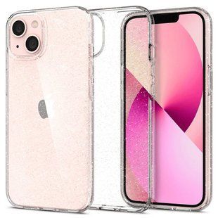 Чохол прозорий блискучий iPhone 13 204-0 фото
