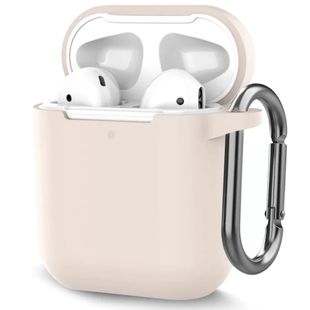 Чохол з мікрофіброю для AirPods 1/2 Pink Sand 1430-9 фото