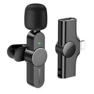 Петличний мікрофон Borofone BFK12 Lightning 2150-0 фото