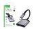 Перехідник HOCO LS39 [Type-C to USB-C+3.5mm] Metal Black 2867-0 фото