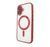 Чохол Shining with MagSafe на iPhone 16 Red 2508-10 фото